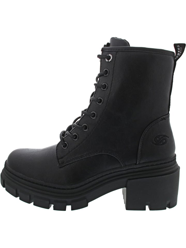 Schnürstiefel Schwarz