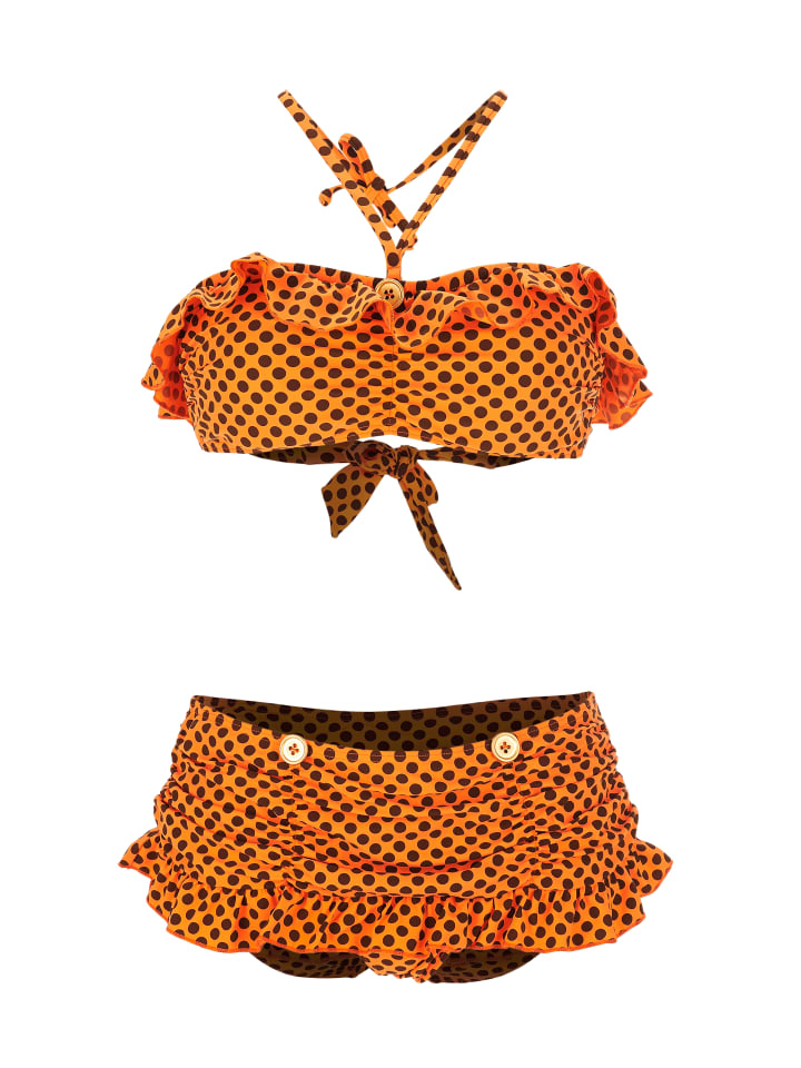 Damenbademode "CARLOTTA" Bikini in Orange