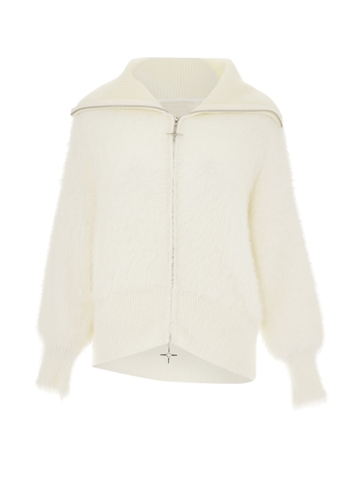 Women Cardigan in Wollweiss