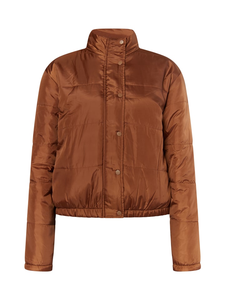 Damen Leicht Wattierte Blousonjacke in Hellbraun