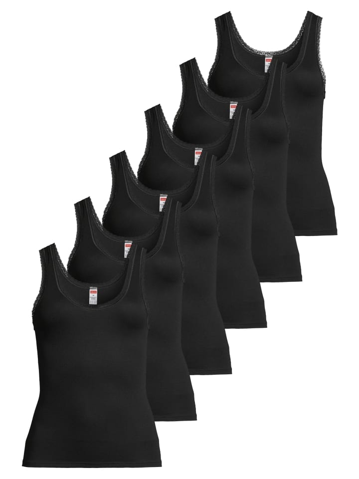 Unterhemd / Top Modal in Schwarz