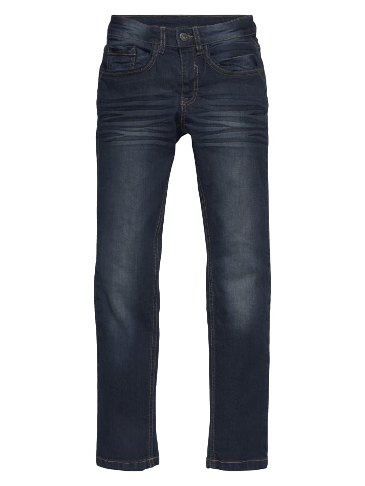 Stretch-Jeans in dark blue used
