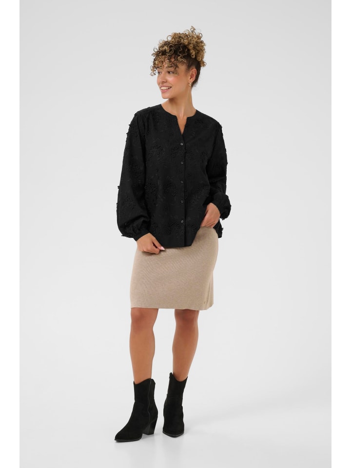 Langarm - Hemd CRHilda Regular fit in Pitch Black