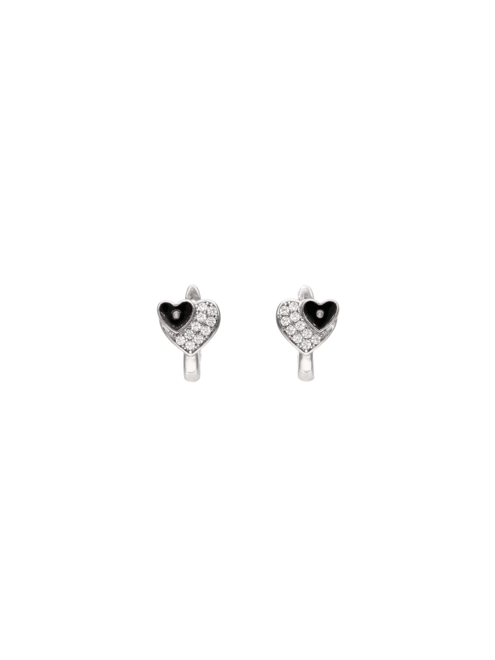 Women Earrings in SILVER_BLACK_WHITE