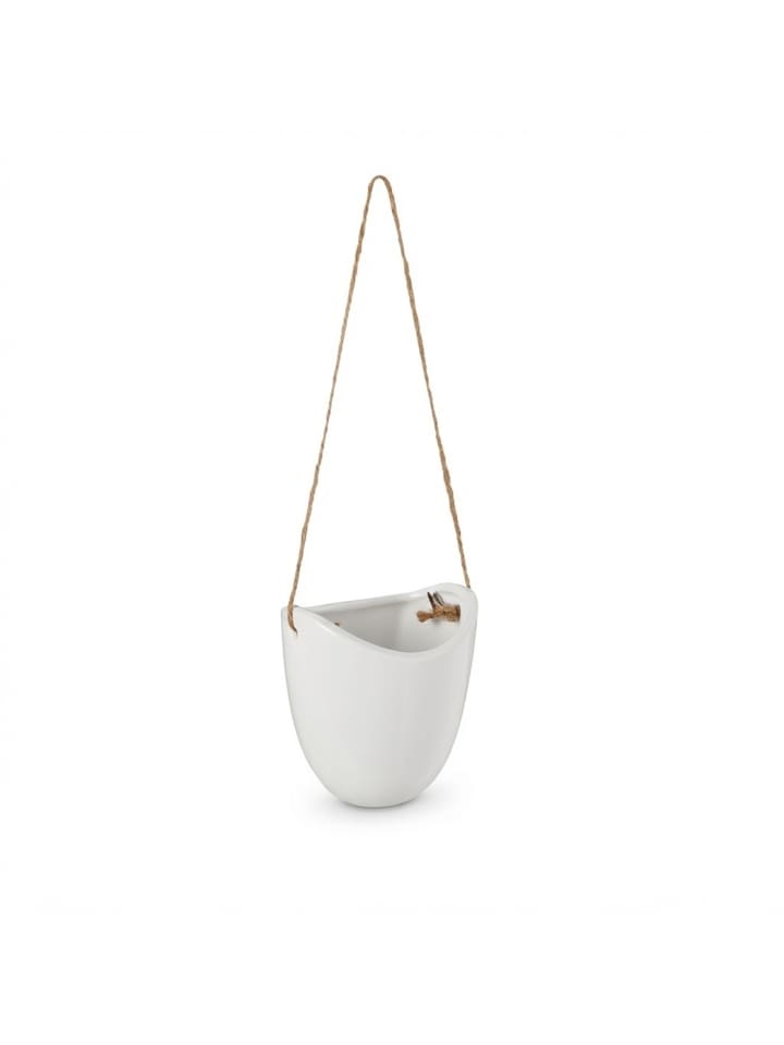 3 x Wandvase in Weiß