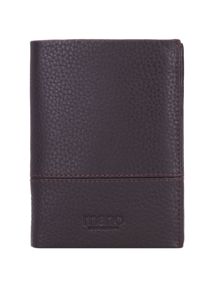 Don Tommas Geldbörse Leder 9 cm braun