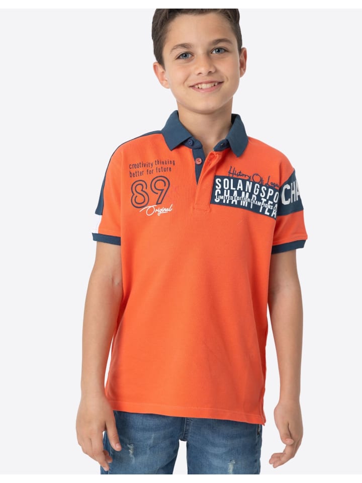 Poloshirt in orange