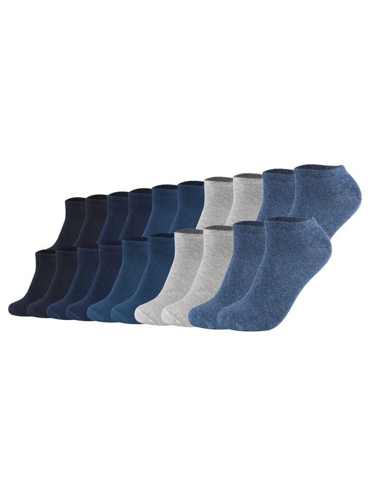 Socken 20er Pack in Blau/Grau