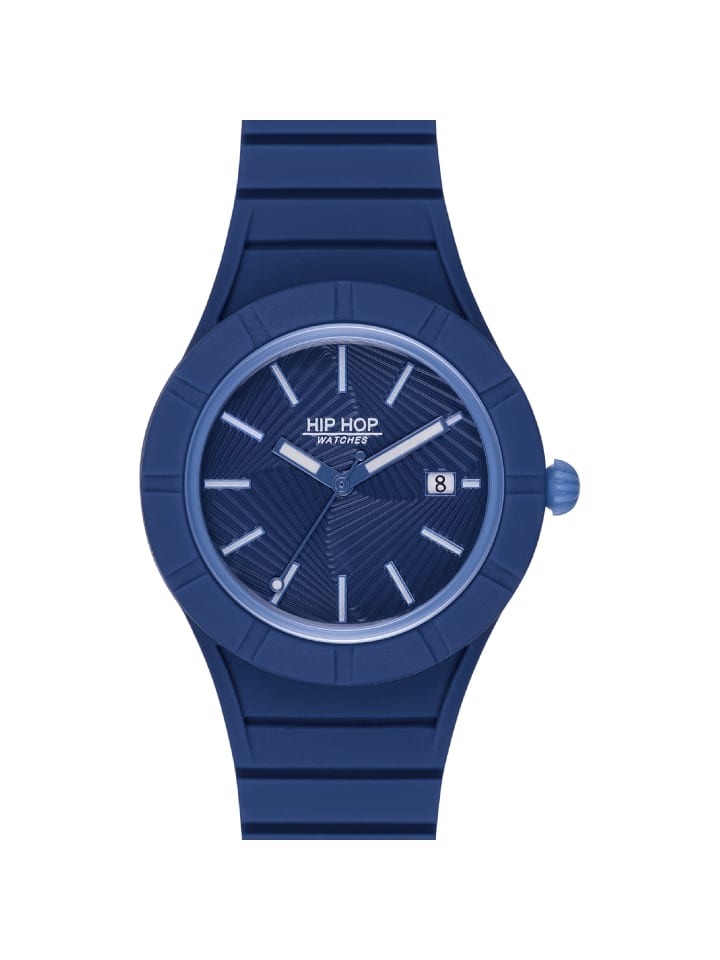 Analoguhr x man blau