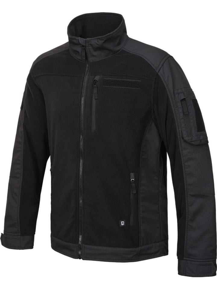 Fleecejacke/Fleecepullover "Fleece Ripstop Jacket" in Schwarz