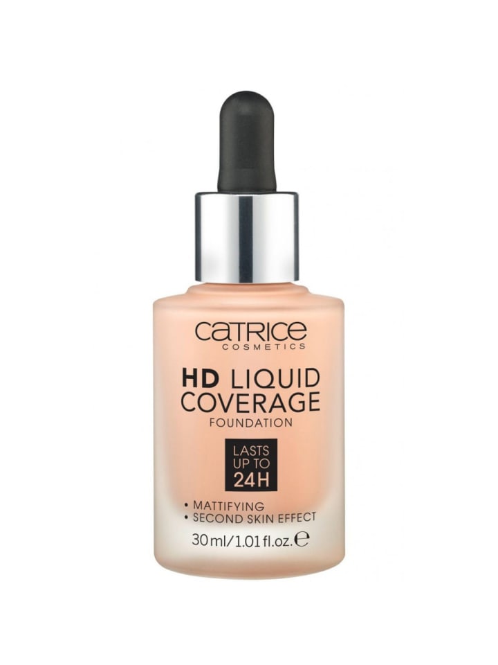 Flüssige Foundation mit HD-Abdeckung - 20 Rose Beige 30 ml