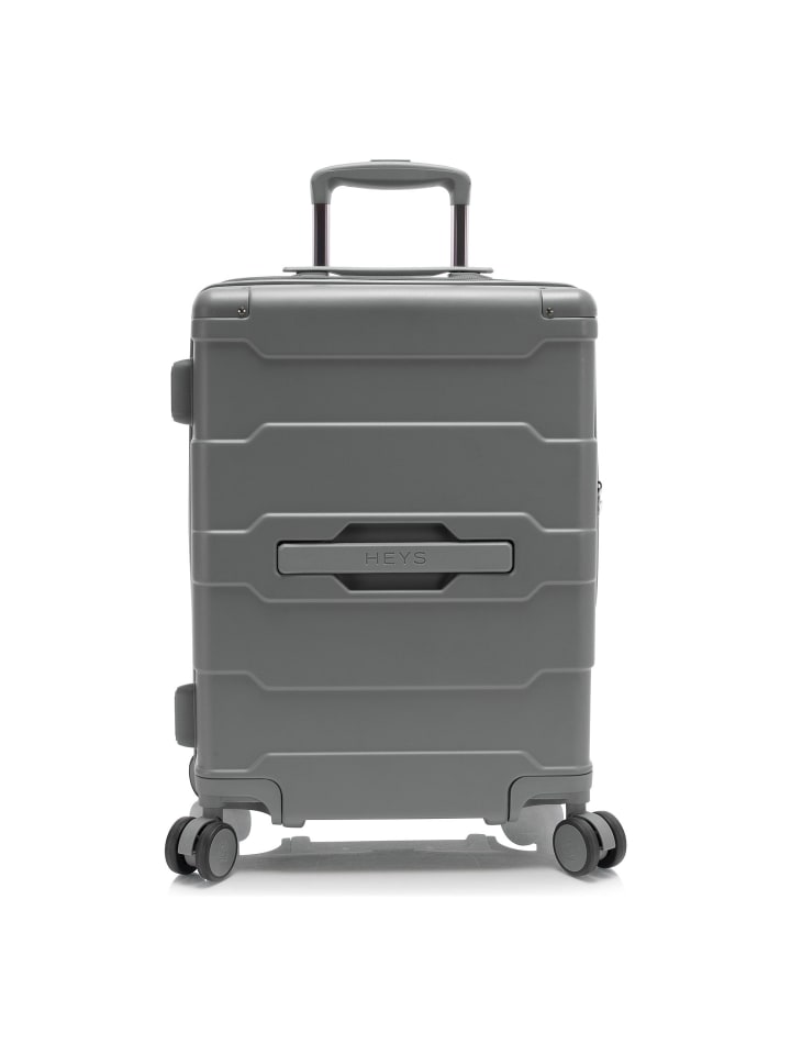 ReNew 4 Rollen Kabinentrolley S 53 cm mit Dehnfalte charcoal