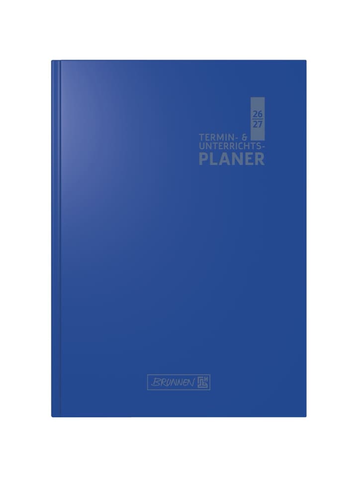 Lehrerkalender 1 Woche/2 Seiten 2026/2027 ca. A5 17x24cm Baladek blau