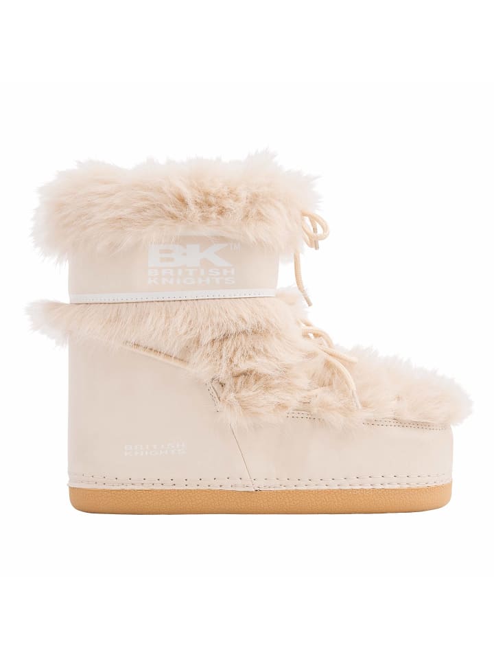Stiefel Blizzard in cremeweiss/krepp