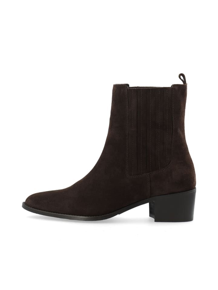 Stiefel mit Absatz in Brown