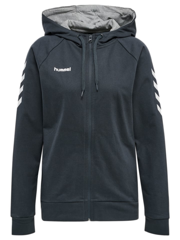 Reißverschluss Kapuzenpullover Hmlgo Damen in INDIA INK