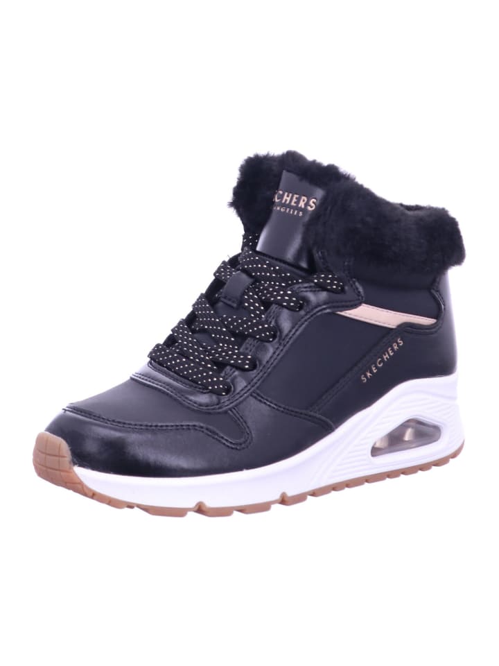 Schnürschuhe UNO - COZY ON AIR in Schwarz