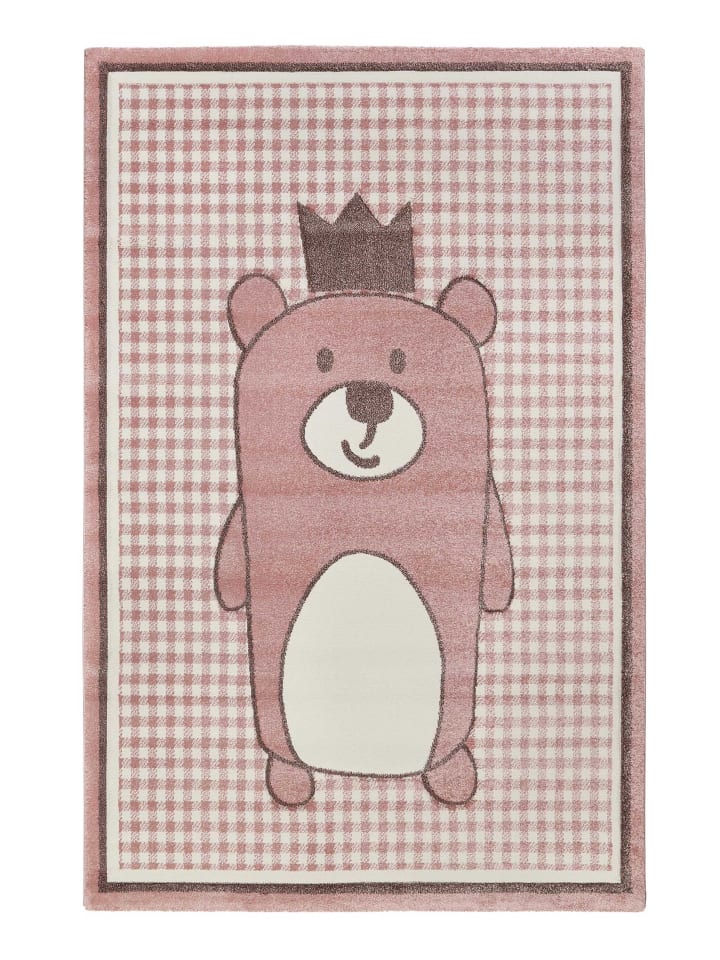 Teppich "Henry" in Rosa/Beige