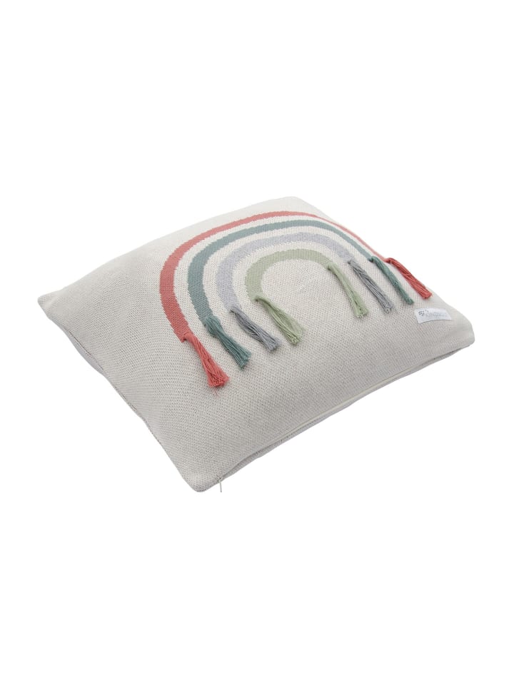 Baumwollkissen-Bezug in Regenbogen Design