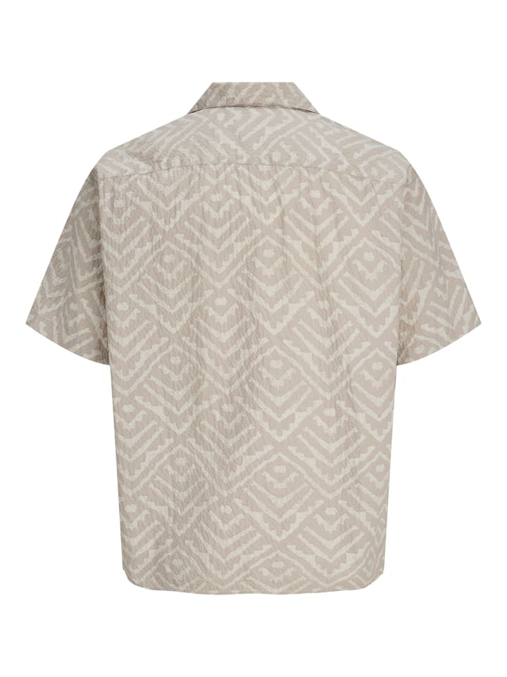 Hemd JJMilo in beige sand - 0001