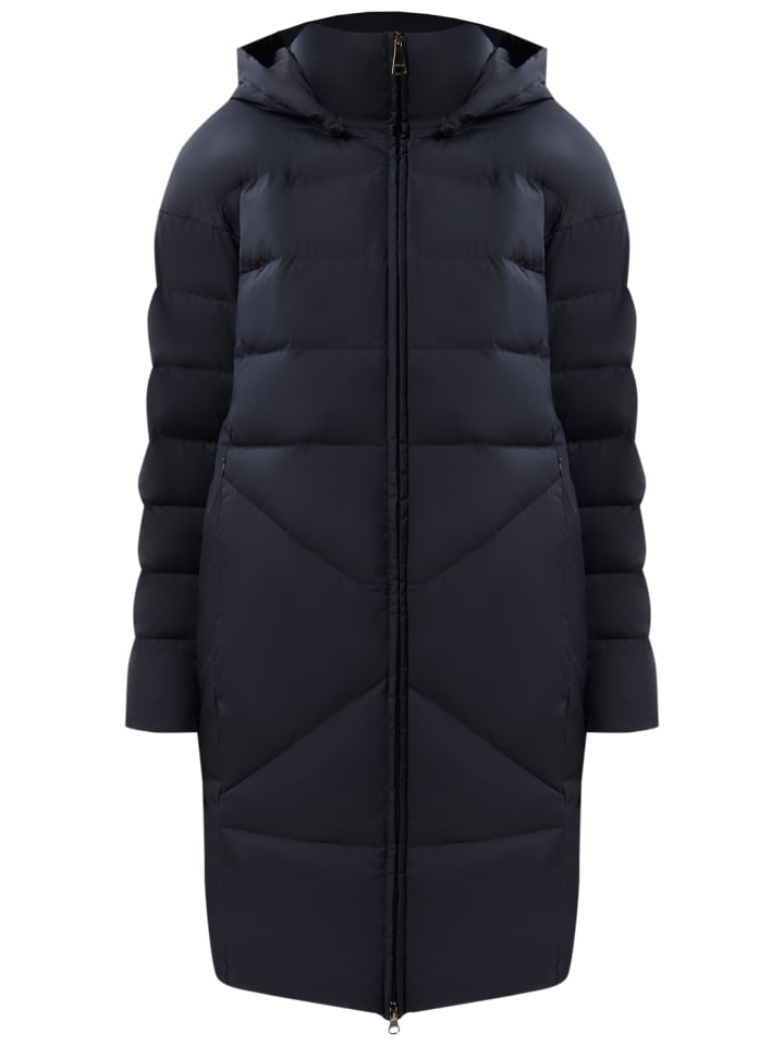 Wintermantel Warm in cosmic blue