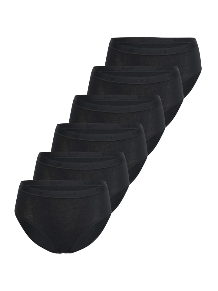 Midi Slip GO Casual in Schwarz