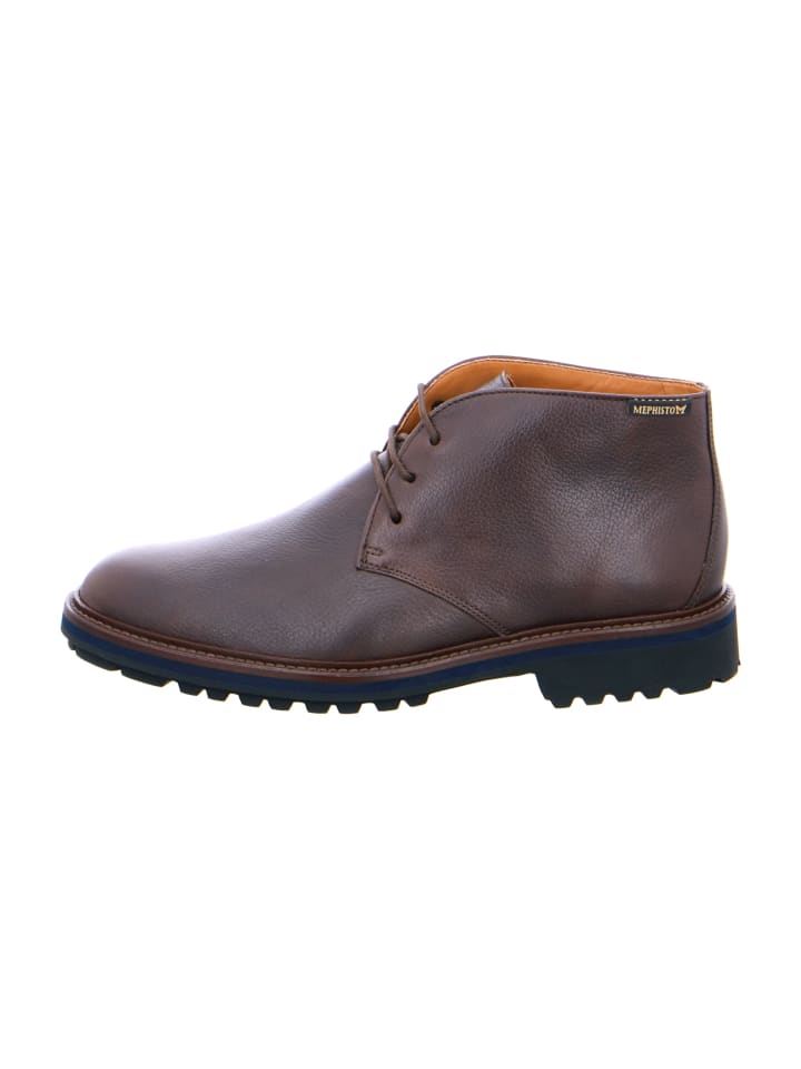 Schnürstiefeletten in Braun