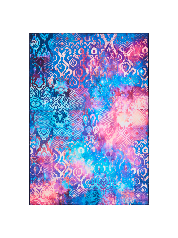 Kurzflor ORVELLA in Bunt/Rosa/Blau - (W) 160 x (L) 230 cm