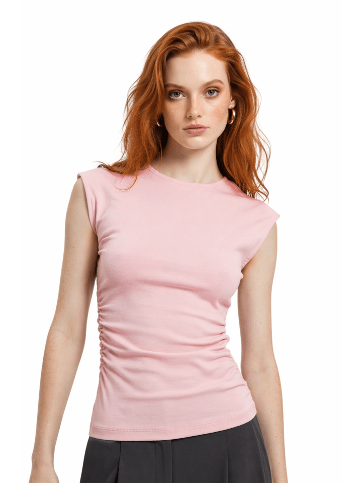 Blouse in Rosa