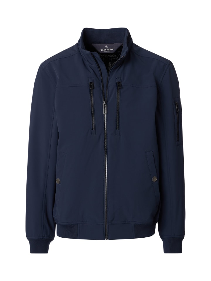 Softshelljacke in Dunkelblau