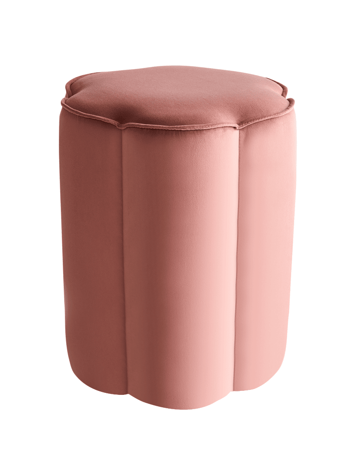 Pouf TAPPEN in Rosa - (W) 39 x (H) 45 x (L) 39 cm