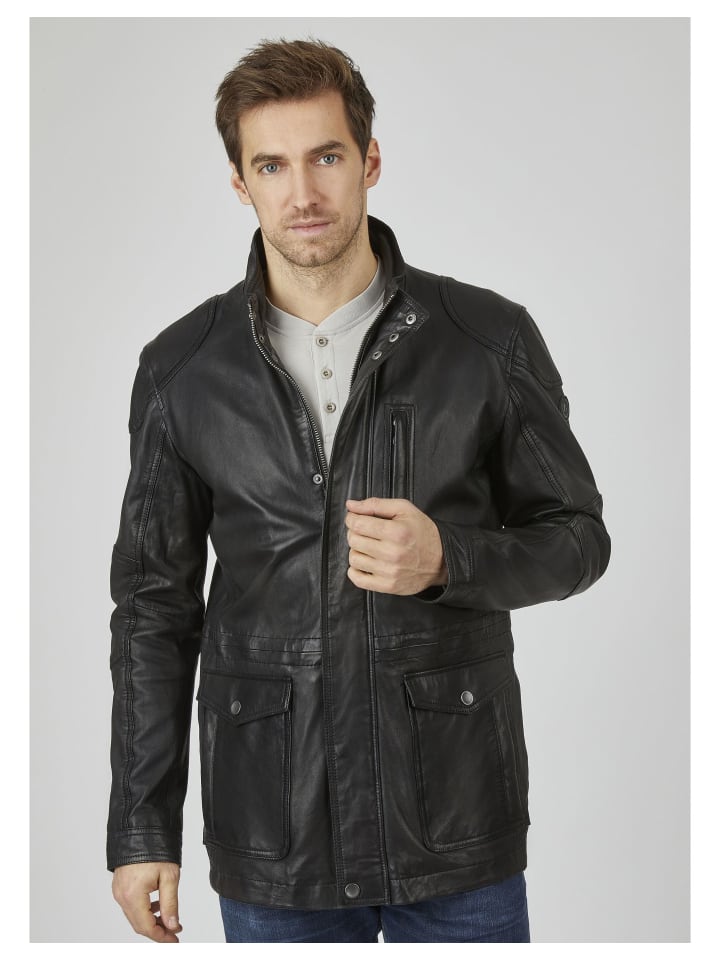 Lederjacke BUANDIAMO in Schwarz