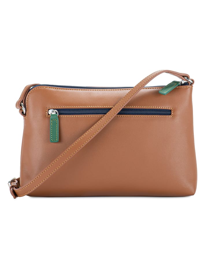Umhängetasche Leder 22 cm bosco
