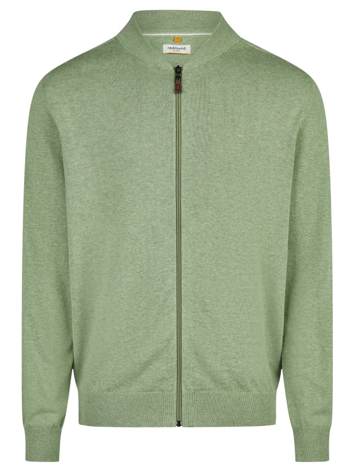 Strickjacke Basic in Hellgrün