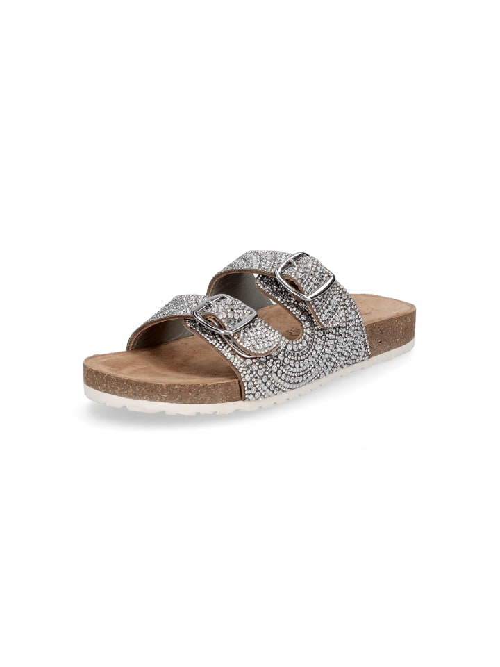 Pantolette in Silber