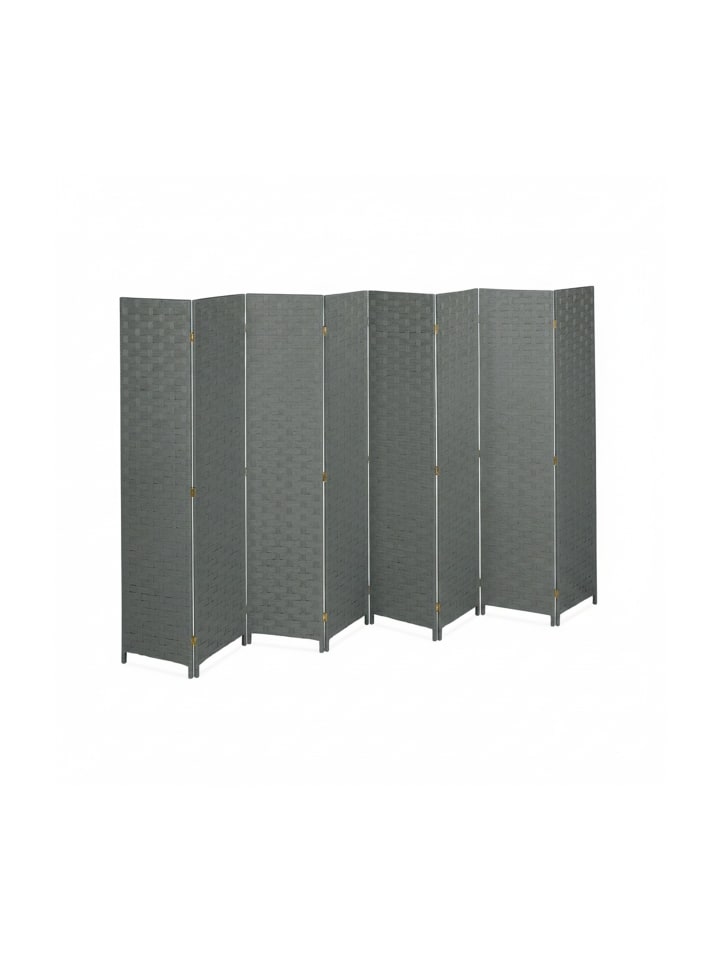 Paravent in Grau - (B)320 x (H)170 cm