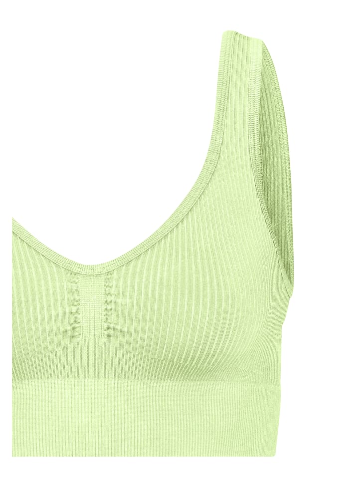 Sporttop in lime