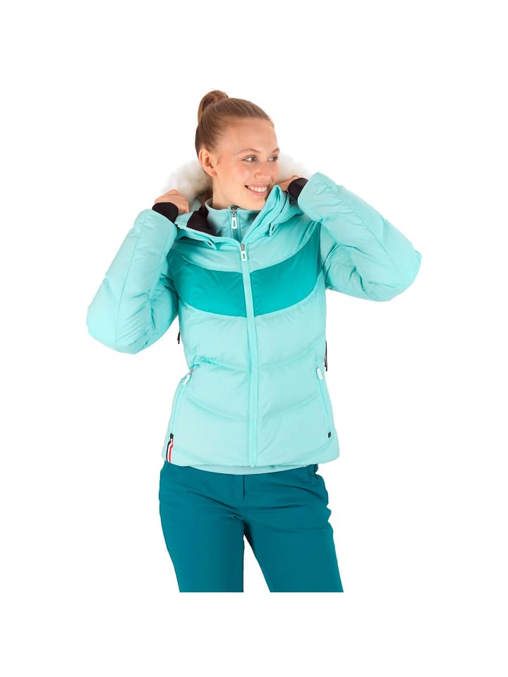 W SIGNATURE DOWN JACKET in Blau