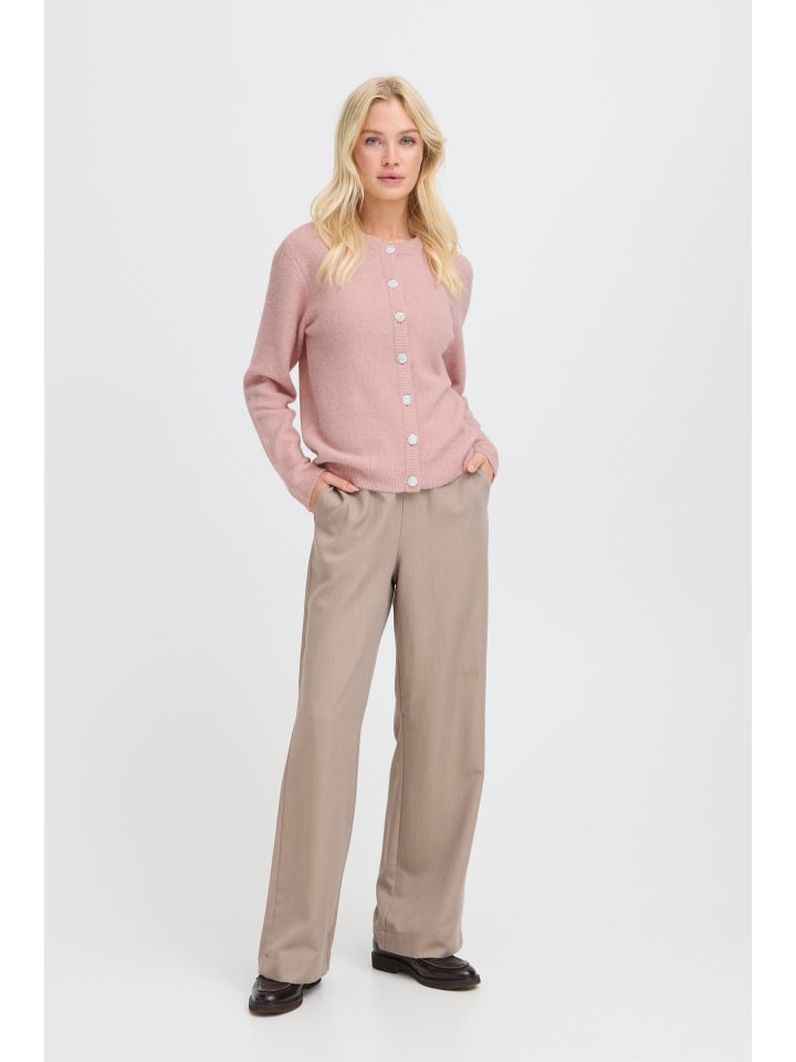 Strickjacke BMMMINNA Regular fit in Pale Mauve Melange
