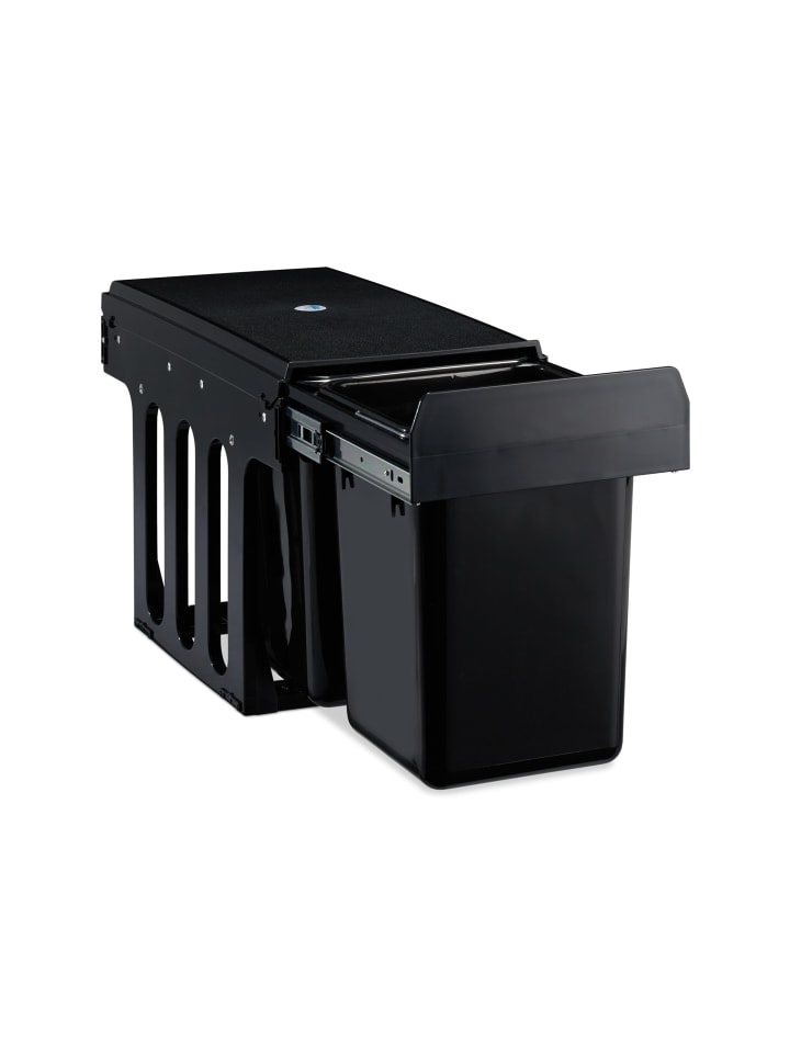 Mülltrennsystem Schwarz 2x8L