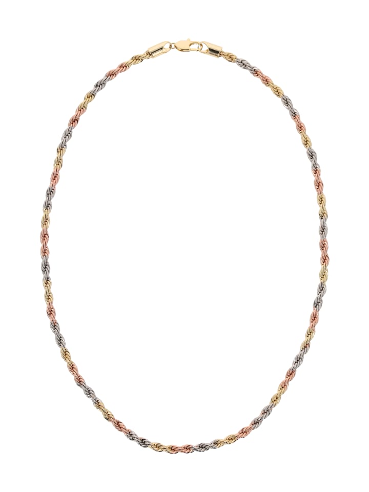 Women Chain Necklace in Gold Rose Silver