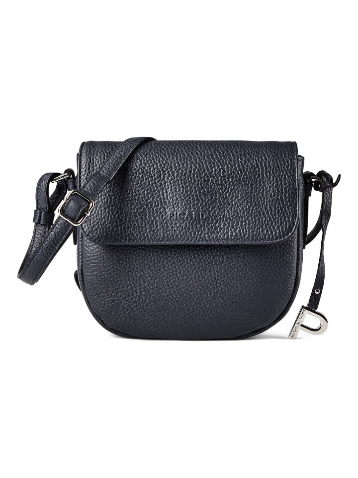 Pure Umhängetasche Leder 19 cm ozean