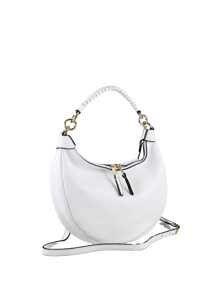 Schultertasche " Lyon " in weiß