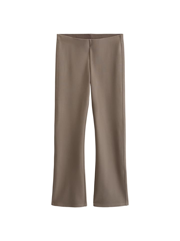 Jerseyhose slim in Chalky Brown