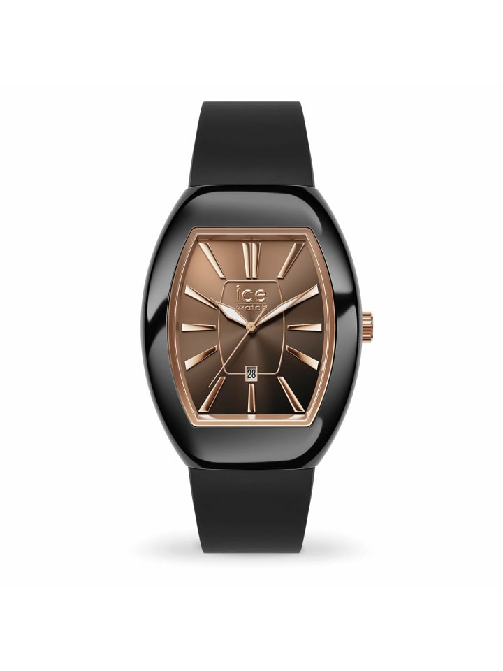 Quarzuhr für Damen in Schwarz