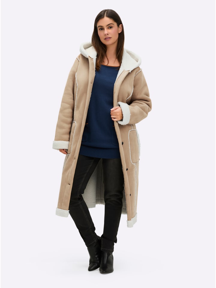 Mantel in camel