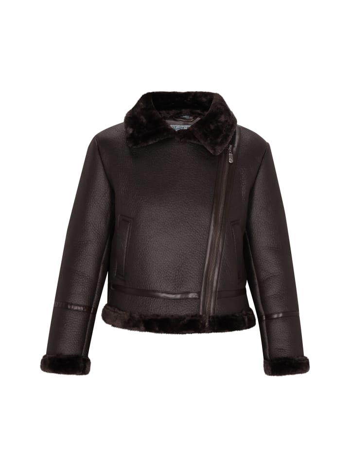 Damen Jacket in Dunkelbraun
