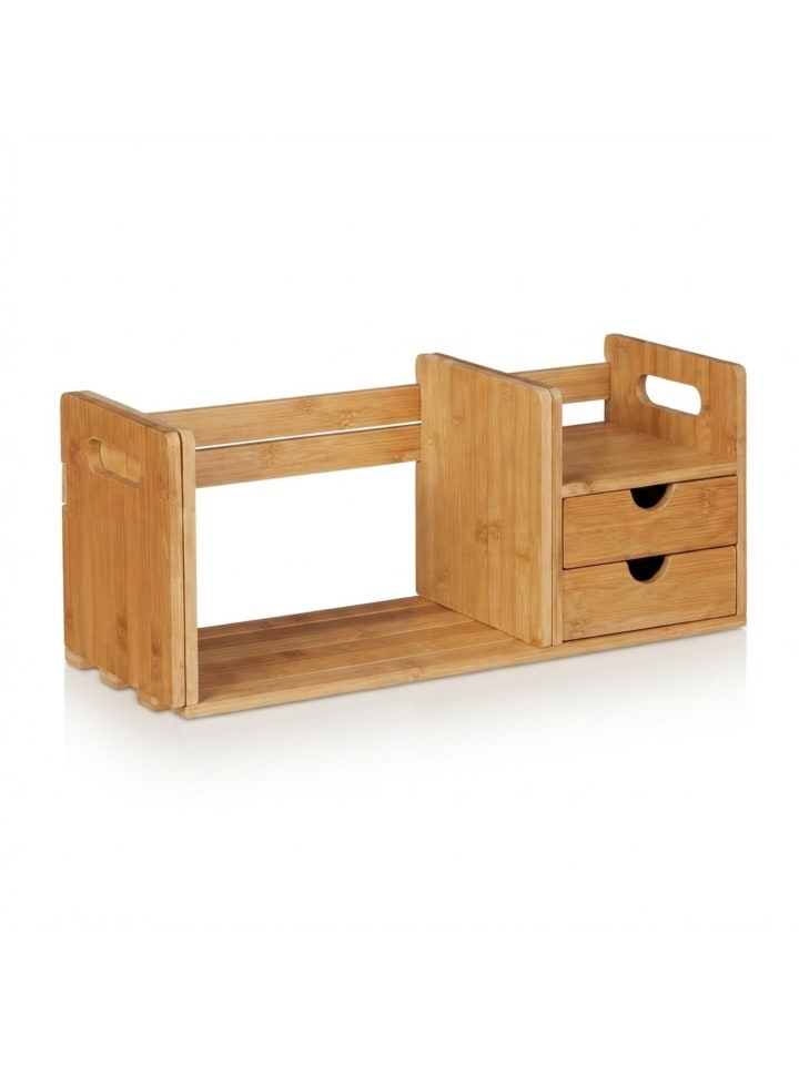 Schreibtisch Organizer in Natur - (B)80,5 x (H)21 x (T)19 cm
