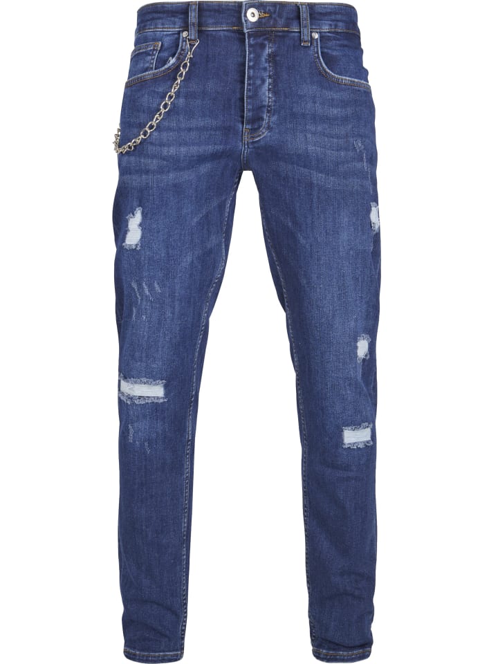 Tapered Jeans in blue