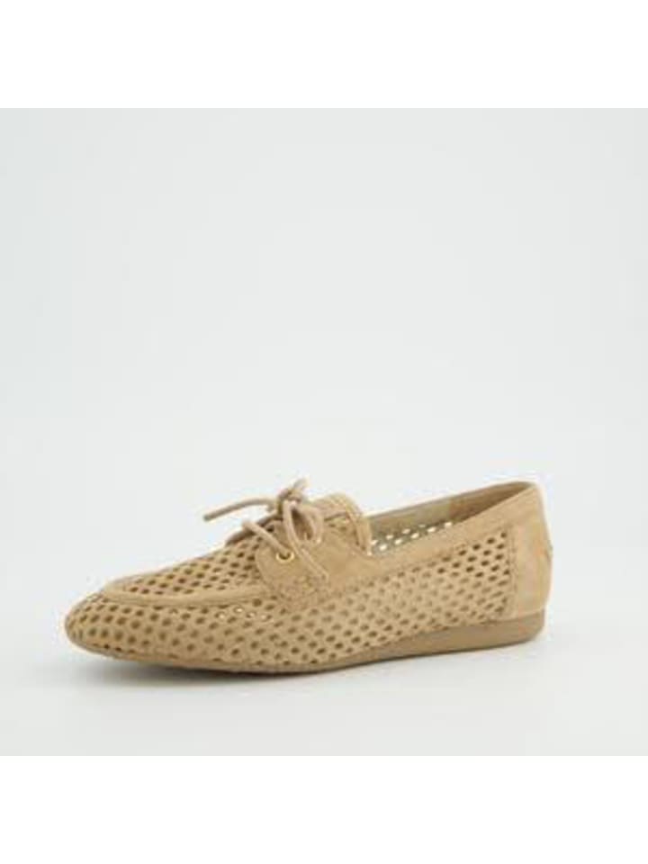Damen- Schnürschuhe 0079-1218-029 in Beige